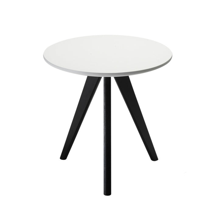 Hioshop Livie salontafel rond zwart|wit.