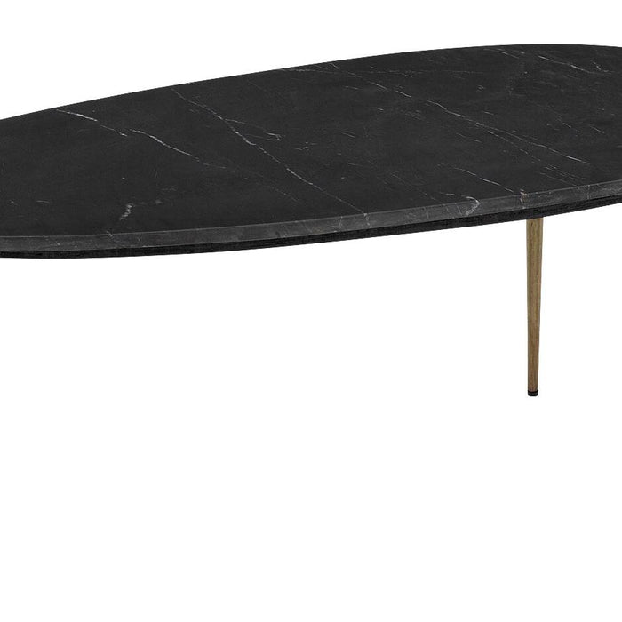 Goossens Salontafel Enzo in Donker marmer