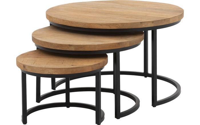 Goossens Salontafel Jelle XL in Mango blank was