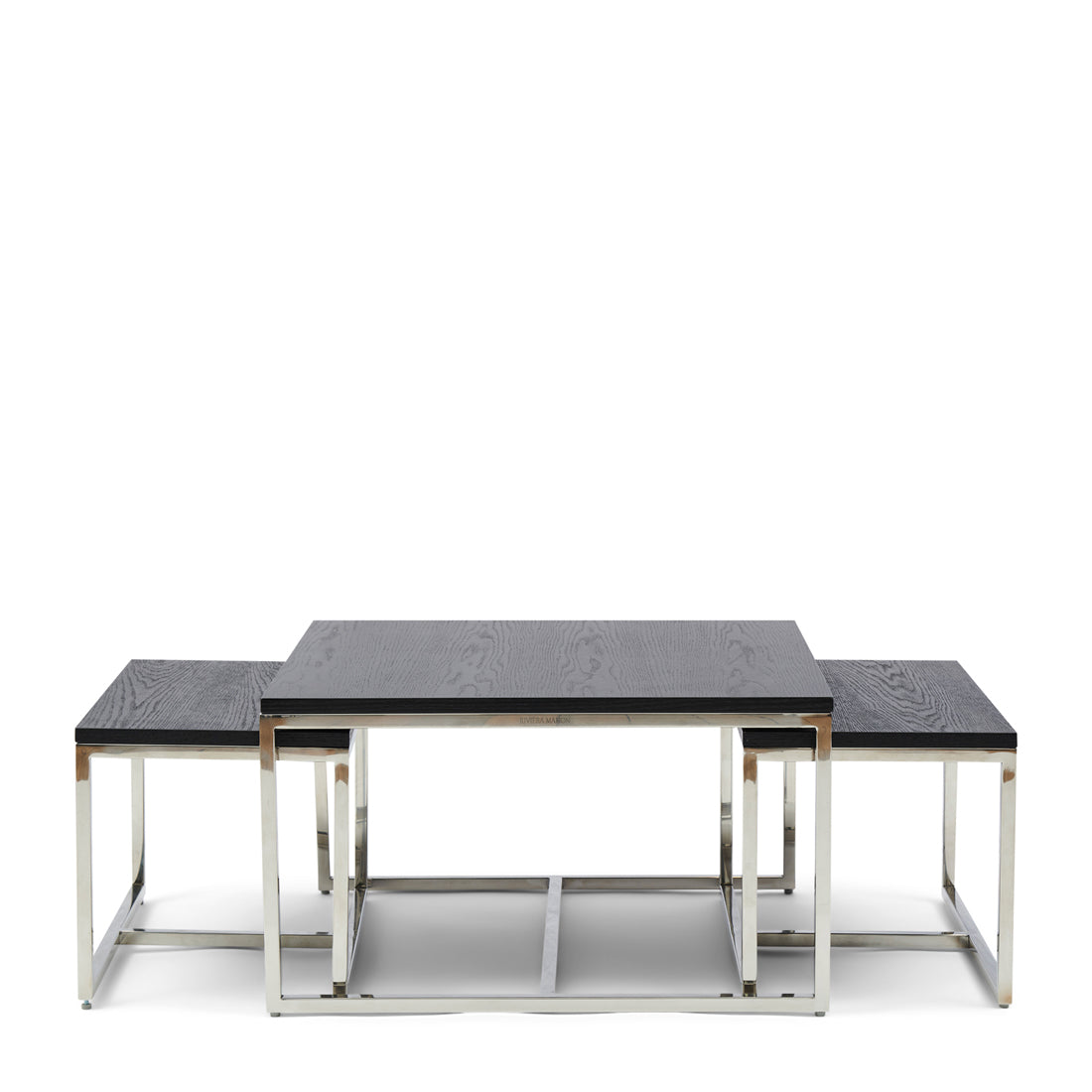 Riviera Maison Nomad Square Coffee Table S|3 Black