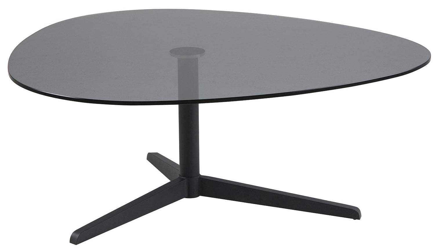 24Designs Salontafel Vector Breedte 103 Cm - Tafelblad Glas Smoke -