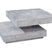 Hioshop Erano salontafel draaibaar tafelblad en 1 plank beton decor