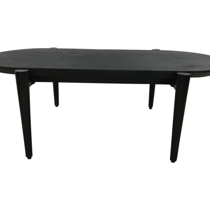 Mister Habitat - The U-Mamba - Salontafel - Zwart - Mangohout - Staal