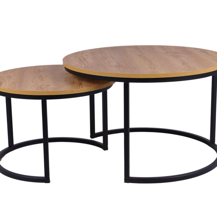 Ronde salontafel set Kiev XL 75 cm