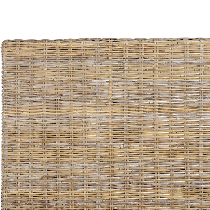 Beliani-SALBRIS-Tweepersoonsbed-Lichtbruin-180 x 200 cm- Rotan