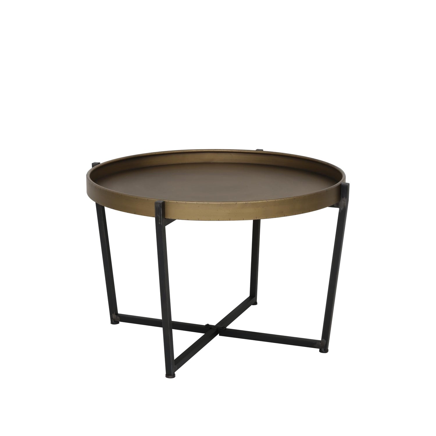 Light & Living Salontafel Tortola - Brons - Ø80.5x51cm