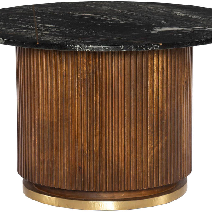 Goossens  Ensemble in Mango gelakt met zwart marmer