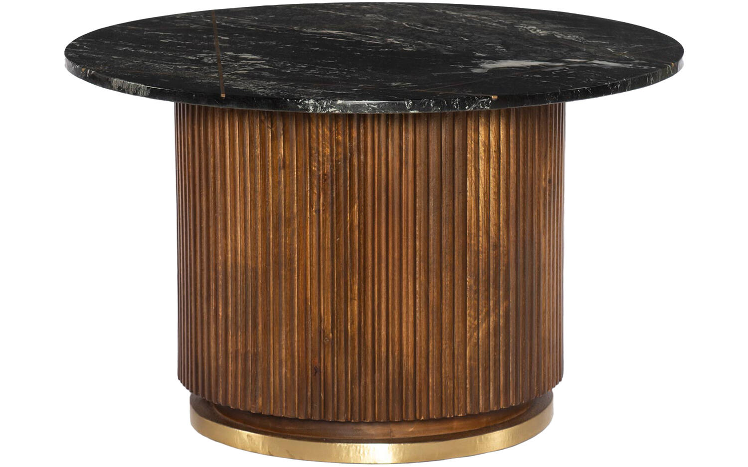 Goossens  Ensemble in Mango gelakt met zwart marmer