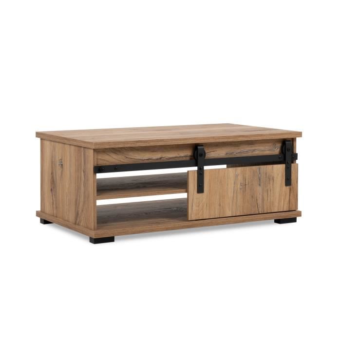 Cstore Salontafel met 1 deur - Eiken decor - L 100 x D 40 x H 60 cm