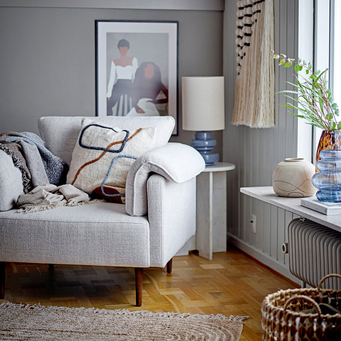 Bloomingville Jasmia Bijzettafel - 53 x Ø 46 cm - Wit