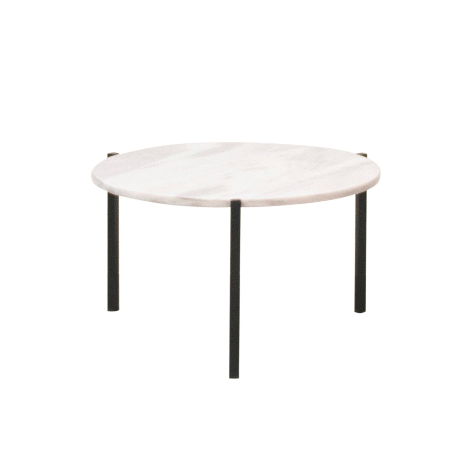 Furnified - Marmeren Salontafel - Leonard - Wit Marmer - Ø58cm