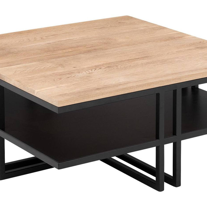 Goossens Salontafel Mamilo in Eiken onbewerkt