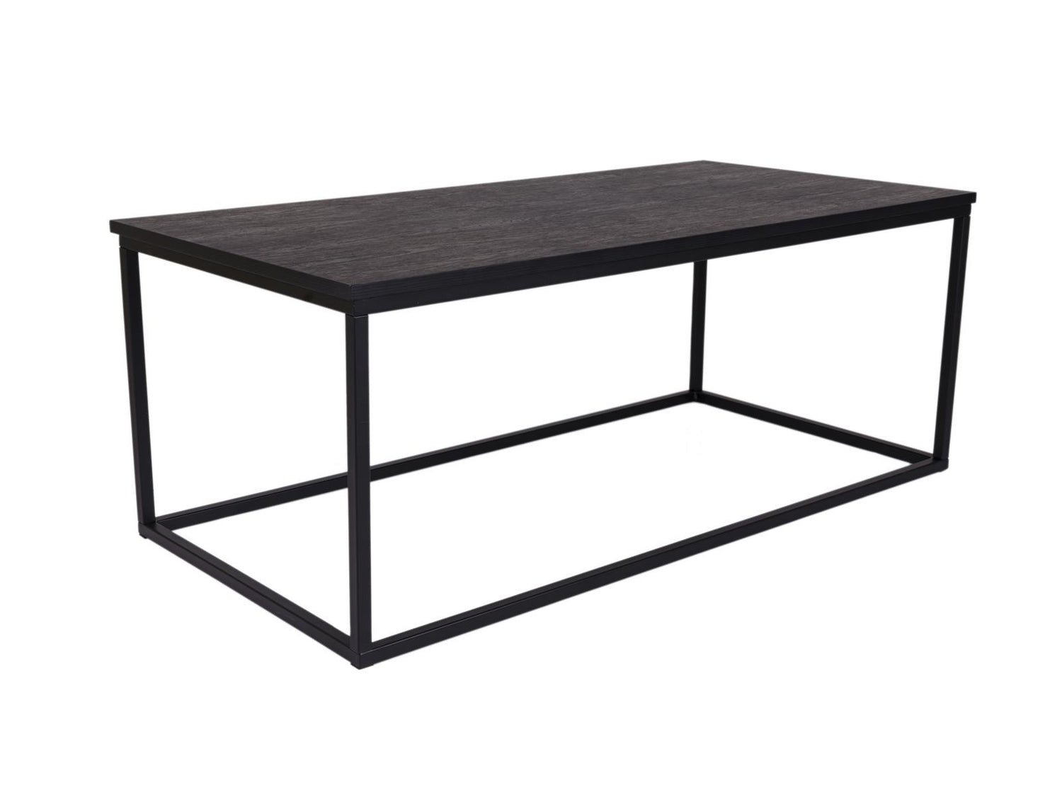 Rechthoekige salontafel Chicago XL zwart 120 cm