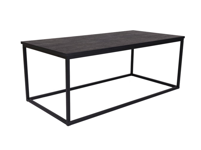 Rechthoekige salontafel Chicago XL zwart 120 cm