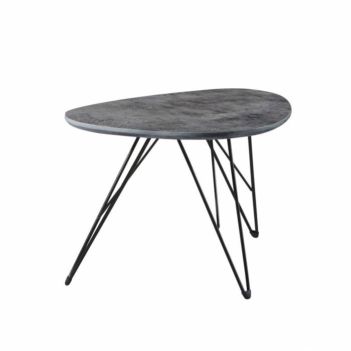 Duverger Salontafel - MDF-blad - grijze betonlook - 3D texture -