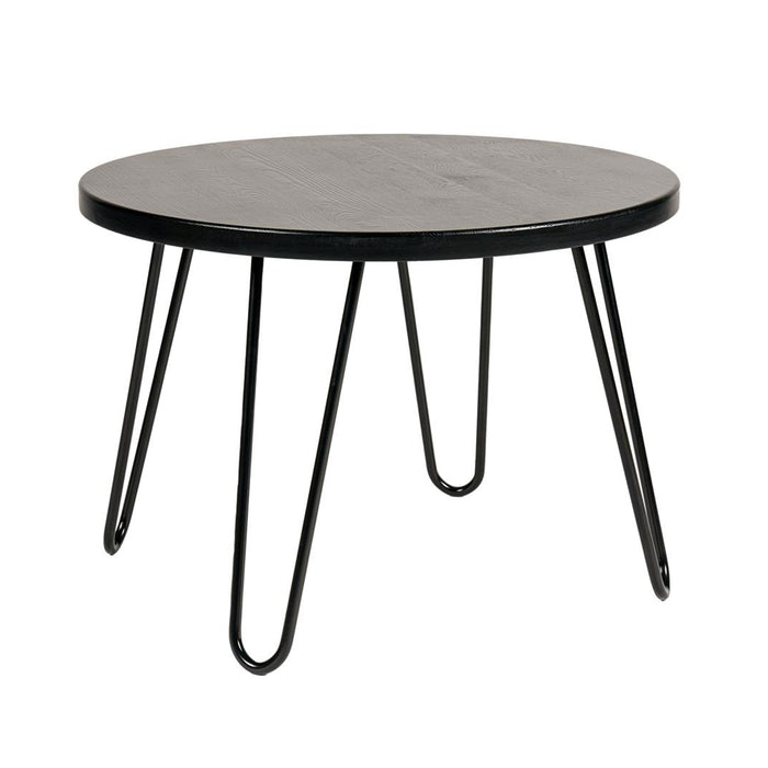 MaximaVida salontafel Chicago rond 60 cm zwart - hairpin poten Seattl