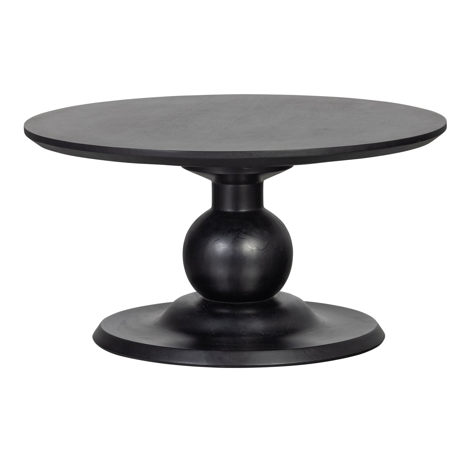 WOOOD Blanco Salontafel - Mangohout - Zwart - 37x68x68