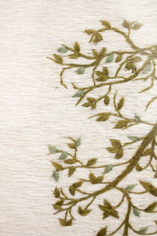 Reliving Aziatische Doek Geborduurd Met Zijdedraad - Reliving