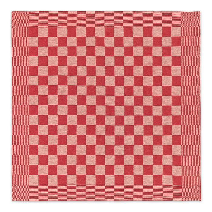 DDDDD theedoek Barbeque - 66x65 cm - Set van 6 - Rood