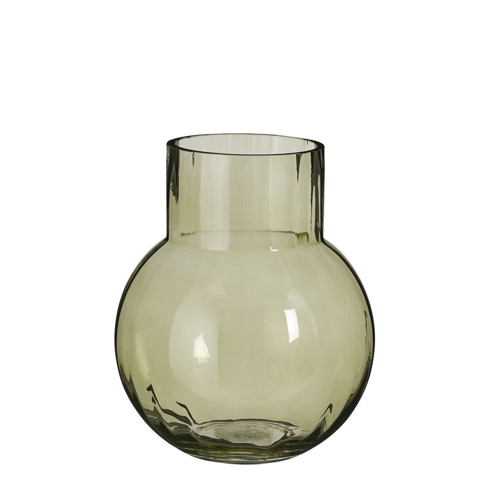 Mica Decorations Jay Vaas - 20x20x23 cm - Glas - Lichtgroen