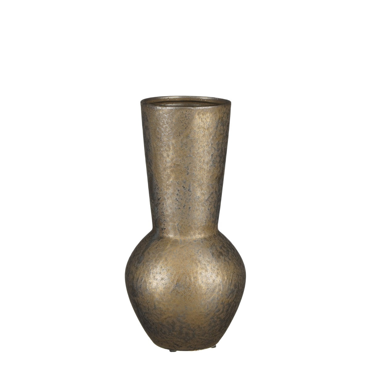 Mica Decorations Lora Vaas - 18x18x35 cm - Keramiek - Brons