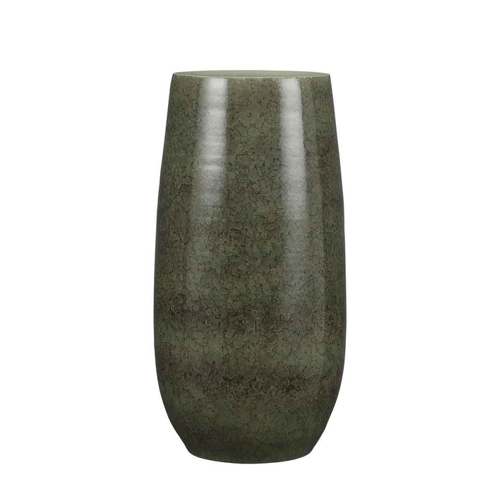 Mica Decorations Oliver Vaas Rond - H50 x Ø26 cm - Groen