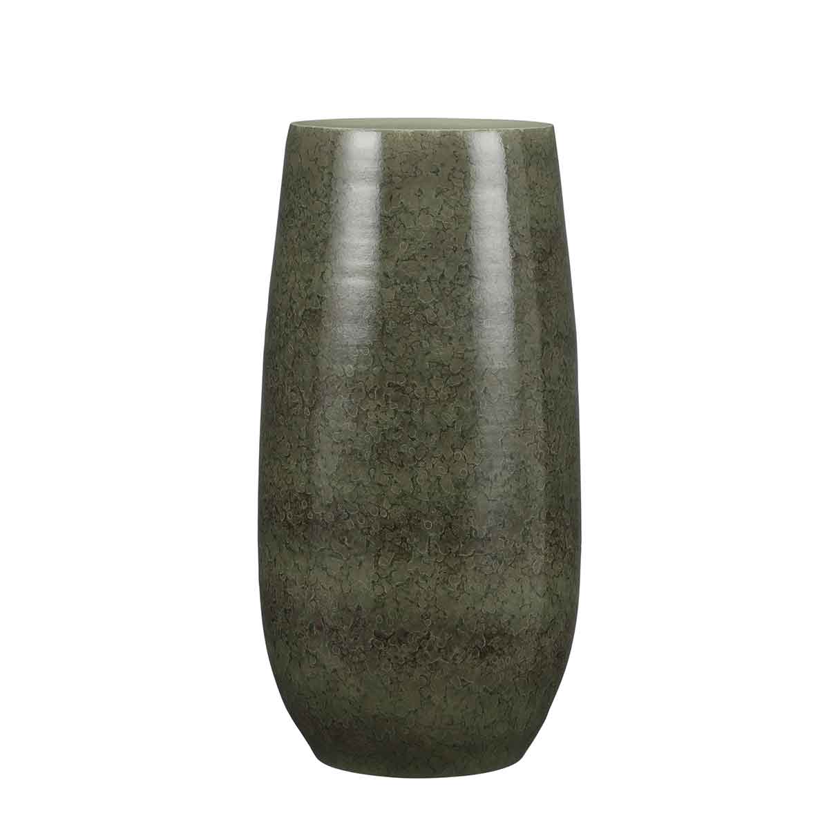 Mica Decorations Oliver Vaas Rond - H50 x Ø26 cm - Groen