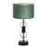 Light & Living Circulum tafellamp met groene velvet kap