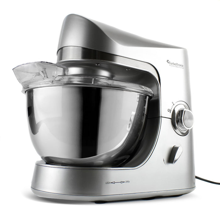 TurboTronic TT-002 Keukenmachine 2000W 5L - Zilver