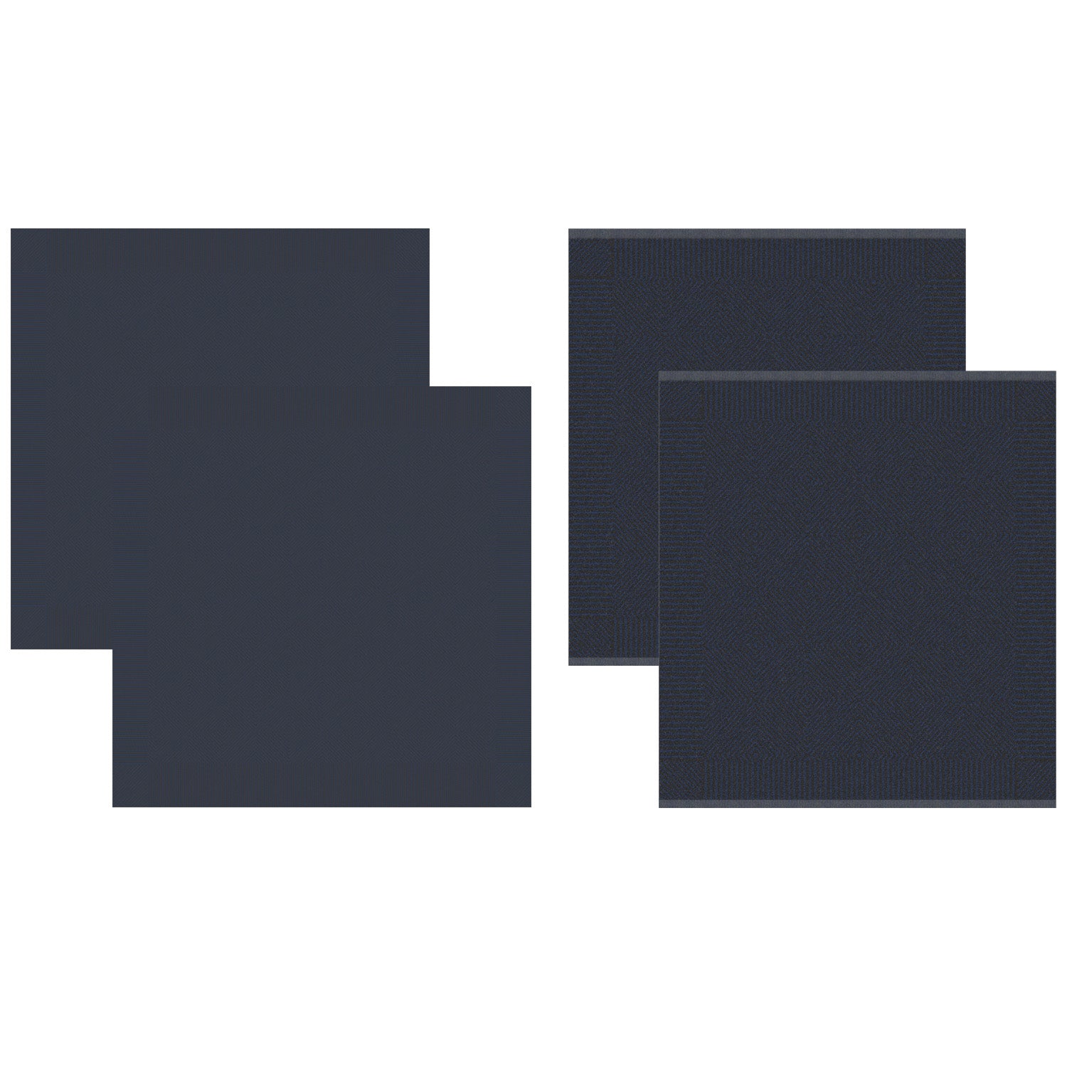 DDDDD 2x theedoek + 2x keukendoek Cisis - Navy