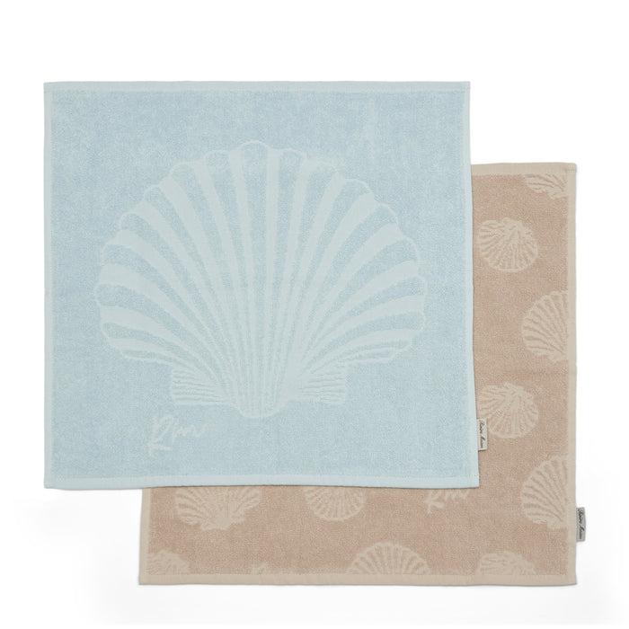 Riviera Maison Shell Beach Kitchen Towel 2 pieces -  26.0x17.0x4.0 cm