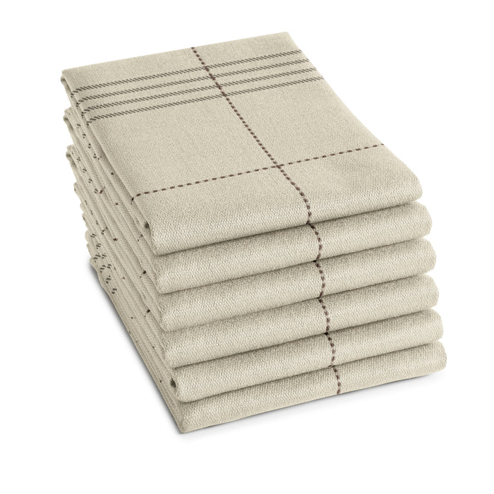 DDDDD theedoek Organic Morvan -  - Bio Katoen - 60x65cm - Naturel - 6