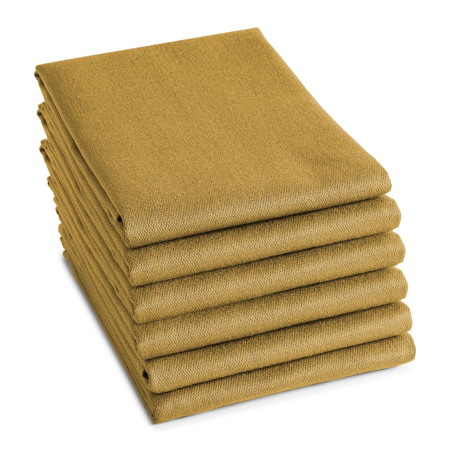 DDDDD theedoek Logo - 60x65 cm - Ochre - 6 stuks