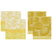 DDDDD 2x theedoek + 2x keukendoek Citrus - Geel