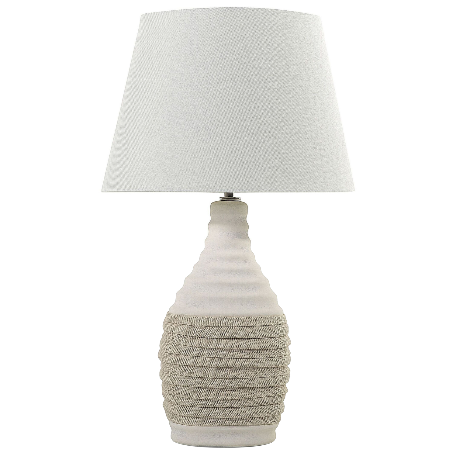 Beliani - TORMES - Tafellamp - Lichtbeige - Porselein