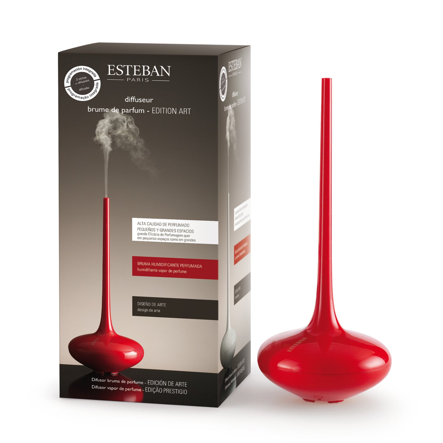 Esteban Mist Diffuser Editie Art Rood