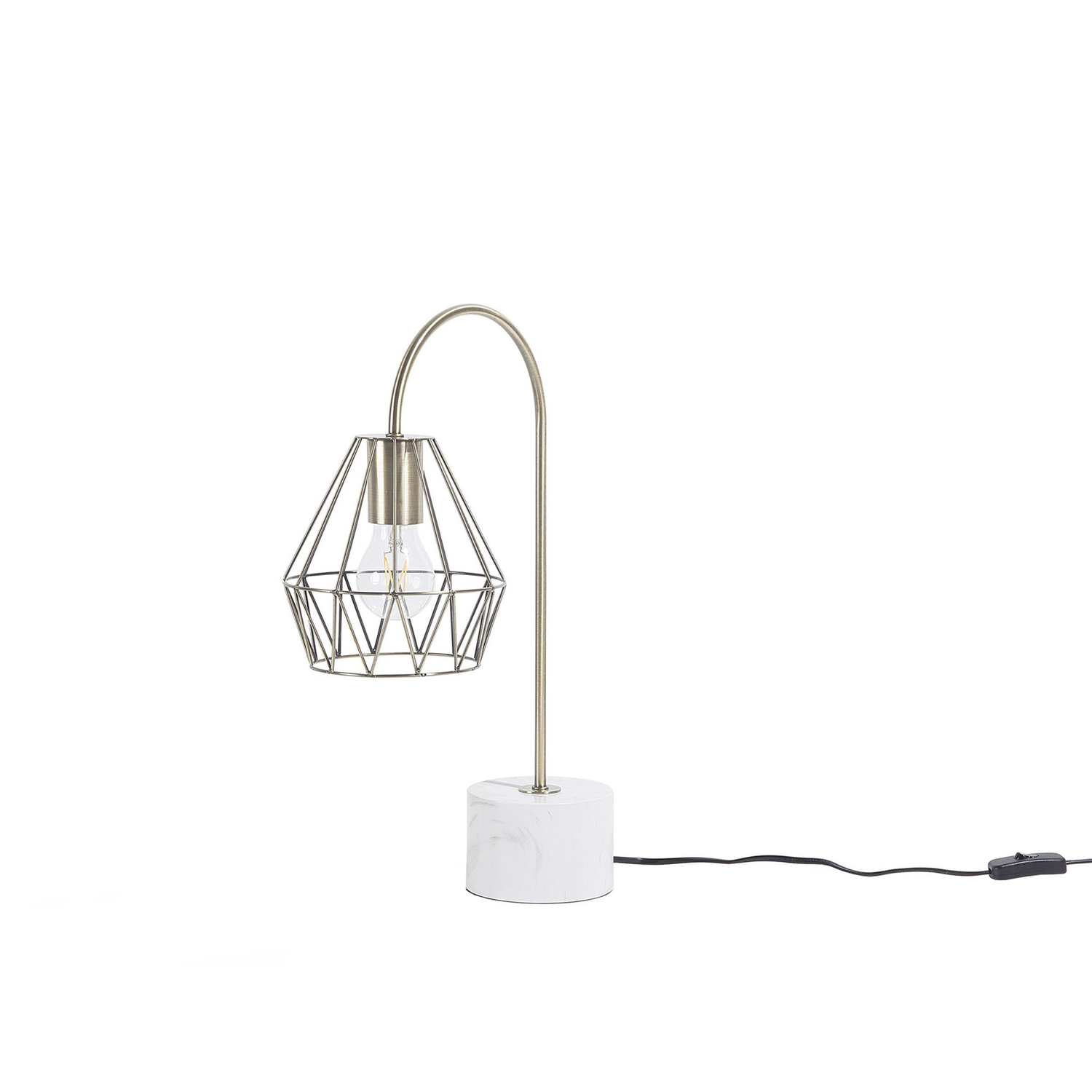 Beliani - MOONI M - Tafellamp - Messing - Metaal