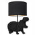 Light & Living Hippo Tafellamp Zwart