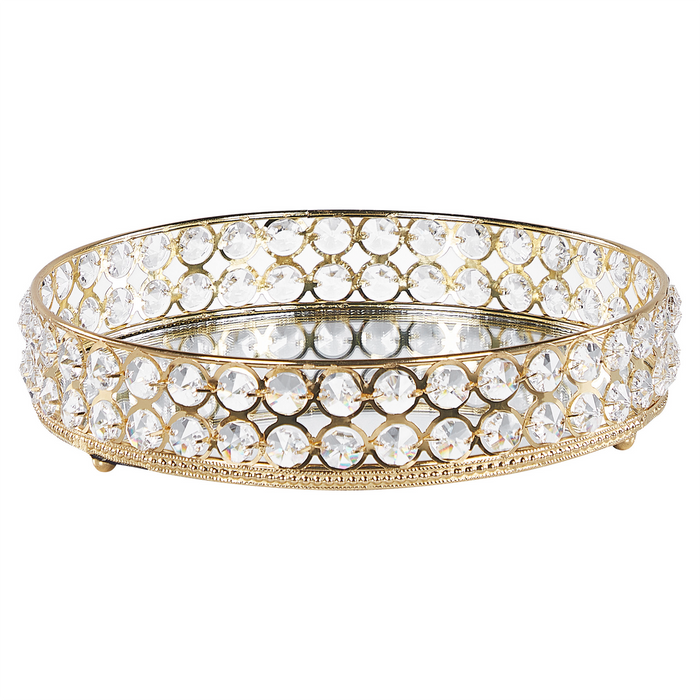 Beliani - VATAN - Rond Dienblad - Goud - IJzer