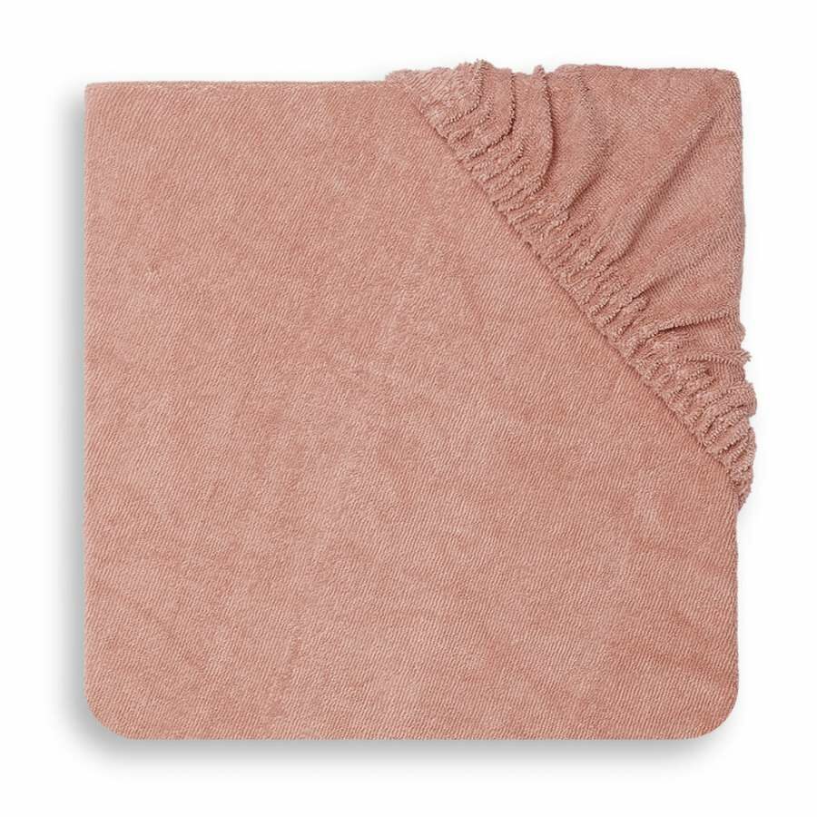 Jollein aankleedkussenhoes badstof rosewood (50 centimeter x 70