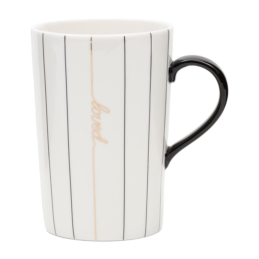 Riviera Maison Dots & Stripes Loved Mug -  8.0x8.0x12.0 cm