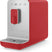 Smeg espressomachine basic, mat rood