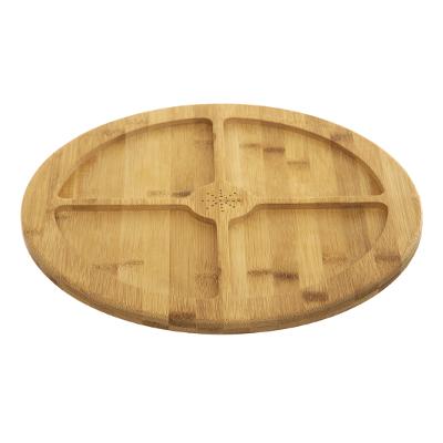 CASA DI ELTURO Draaiplateau Appetizer Bamboe - Draaischijf - Ø35CM