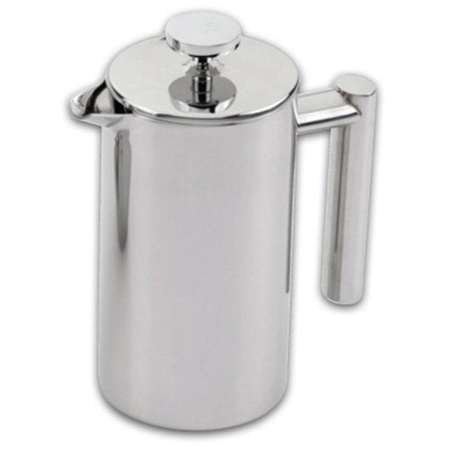 Cafè Ole - Dubbelwandige Cafetiere 8 Cup - Geborsteld - 1L - Café Ole