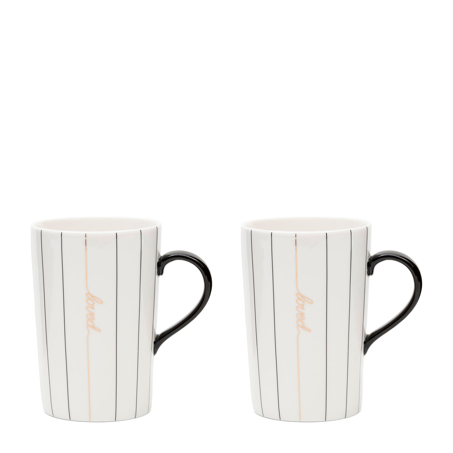 Riviera Maison Dots & Stripes Theeglazen- mokken Set 400ML - 2 Stuks