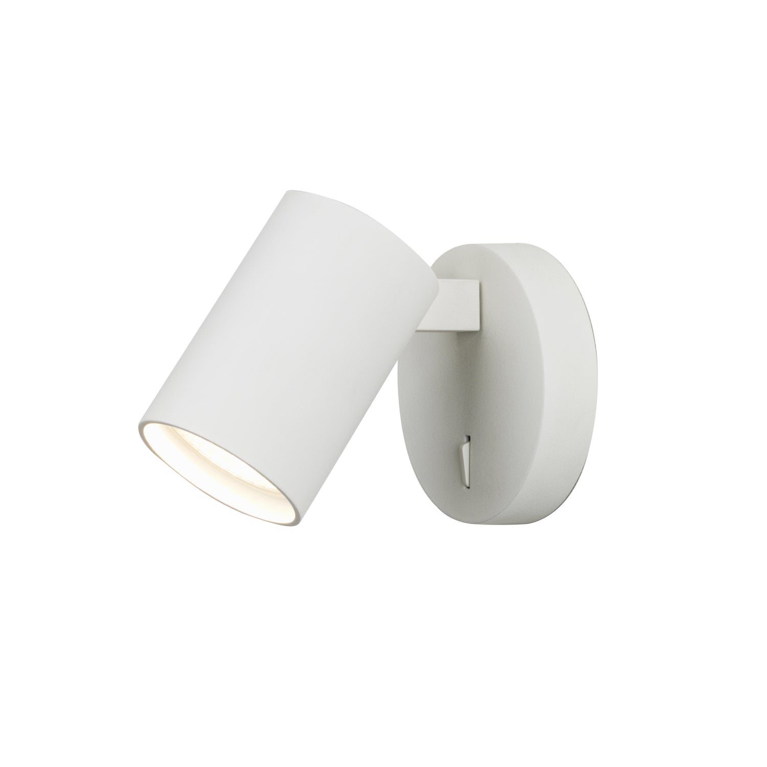 Astro Ascoli Single Switched wandlamp excl. GU10 structuur wit