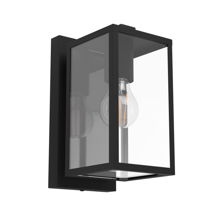 EGLO Budrone Wandlamp Buiten - E27 - 27 cm - Zwart