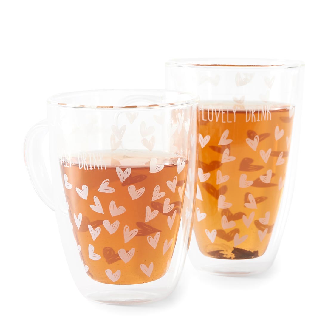 Riviera Maison Lovely Drinks Double Wall Glass L 9x12x12