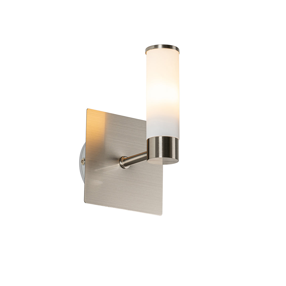 QAZQA Moderne badkamer wandlamp staal IP44 - Bath