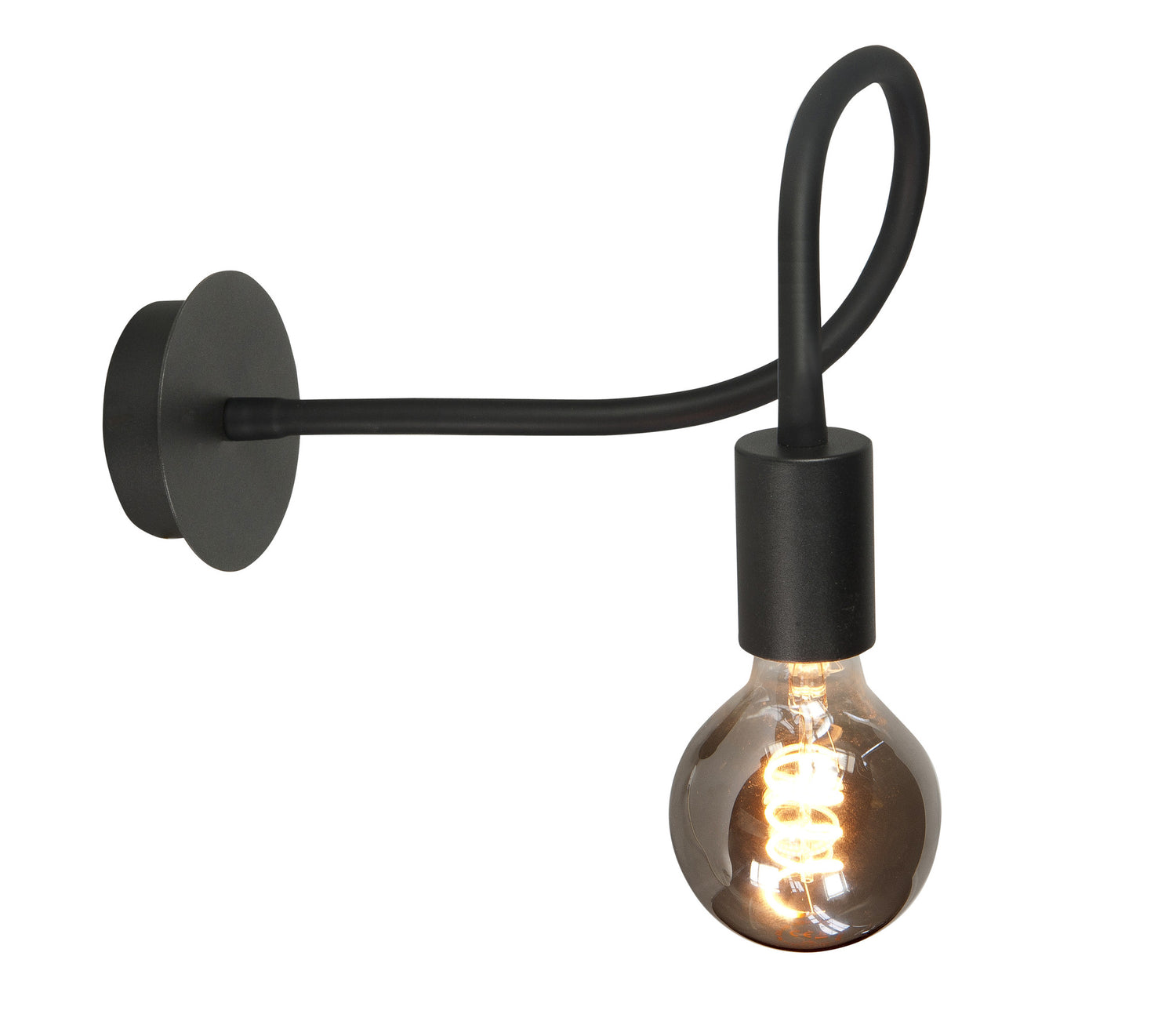 Highlight Wandlamp Flex Zwart Mat Zwart 50cm